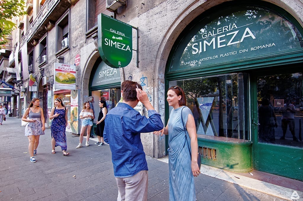 Simeza Galerien - Fassade